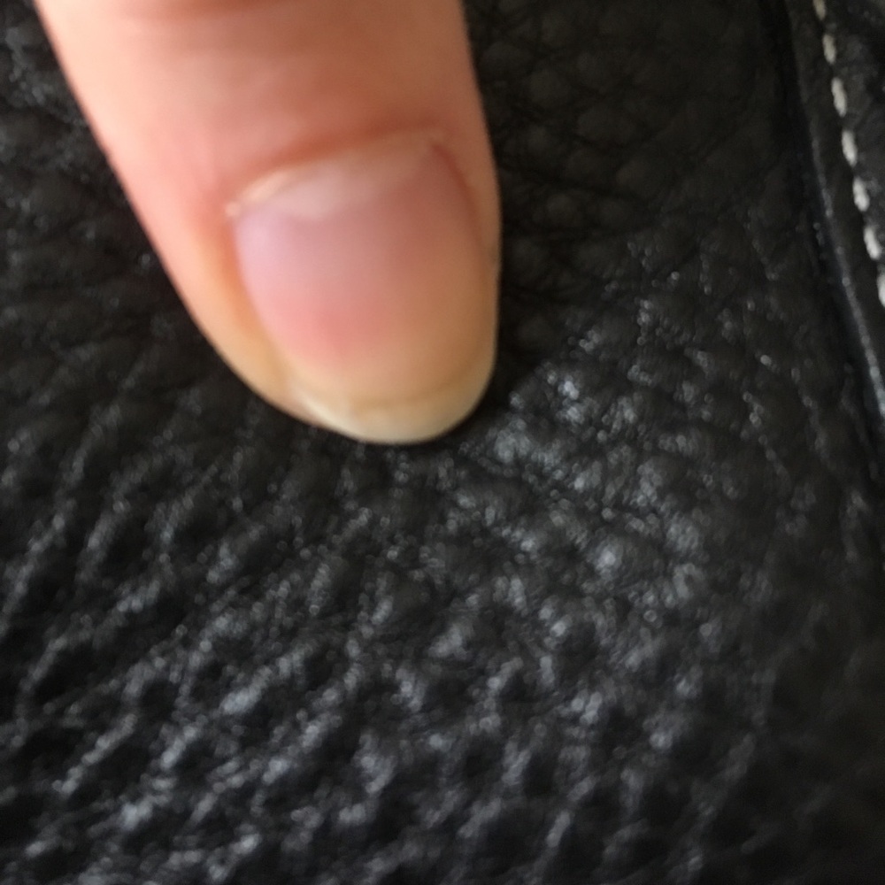 Coach black pebble leather hand bag Penelope - Picture 8 of 8